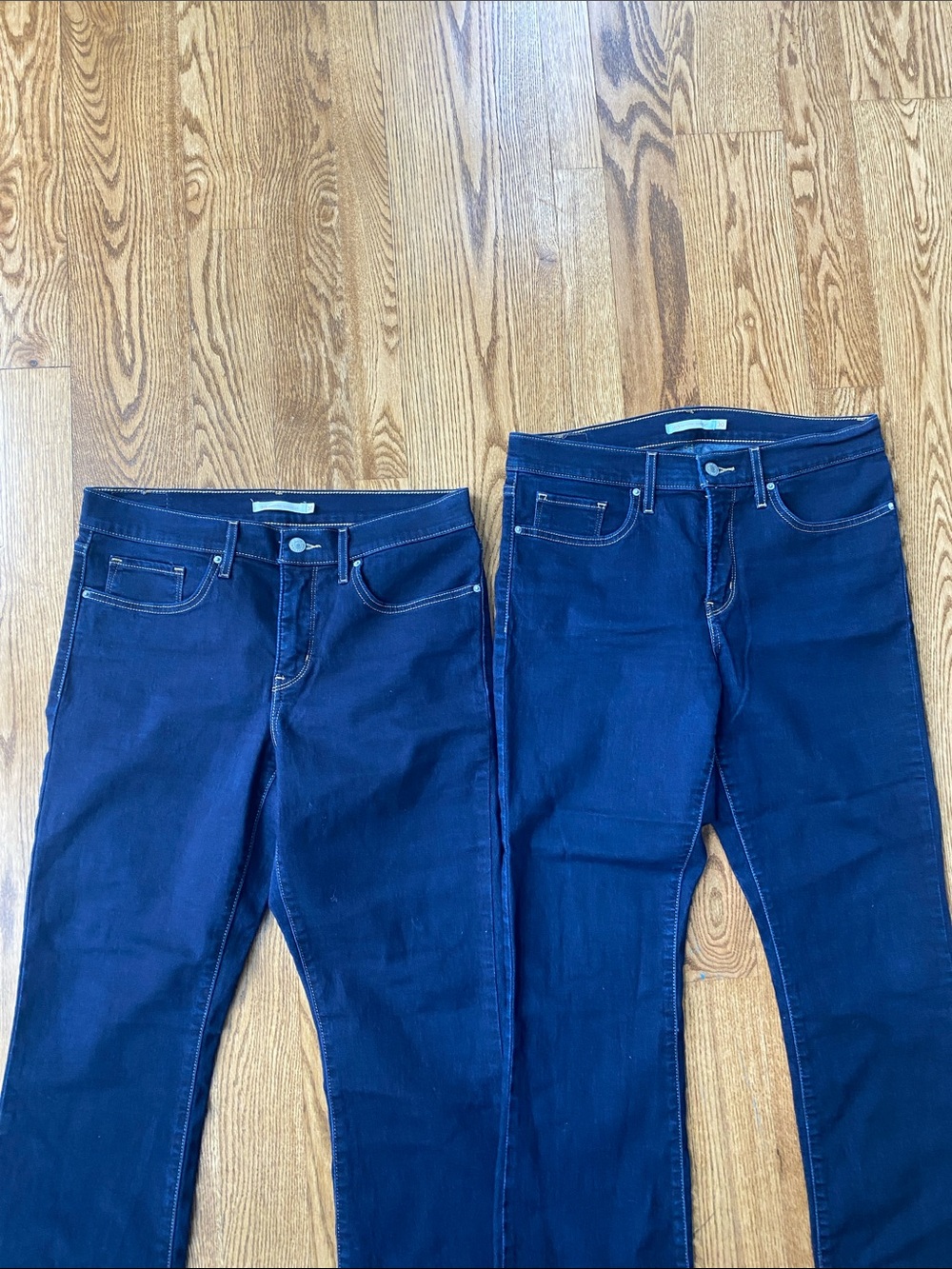 Levi’s jean bundle (2) pair size 30 315 shaping boot cut dark blue high rise - Picture 2 of 14